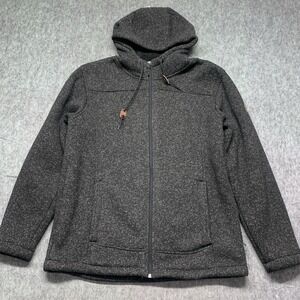 Rugged Elements Sherpa Hoodie Men's Full Zip Outdoors Gorpcore Cozy Warm- Size M